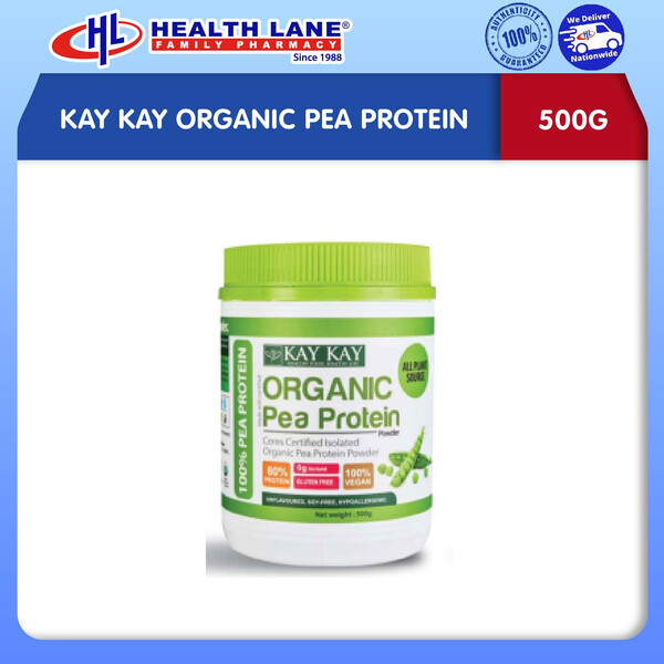 KAY KAY ORGANIC PEA PROTEIN (500G)